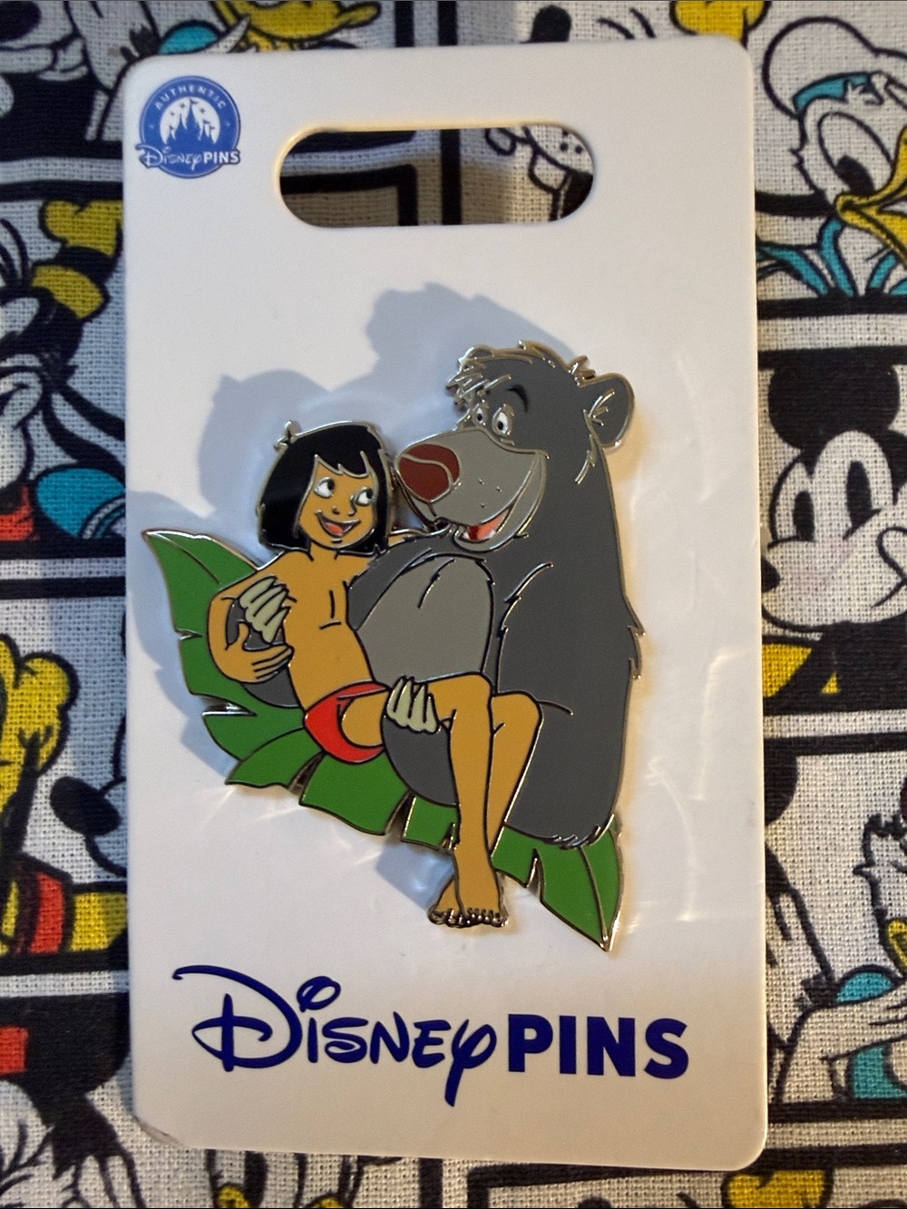 Disney Jungle Book Baloo Mogli Pin New 2025